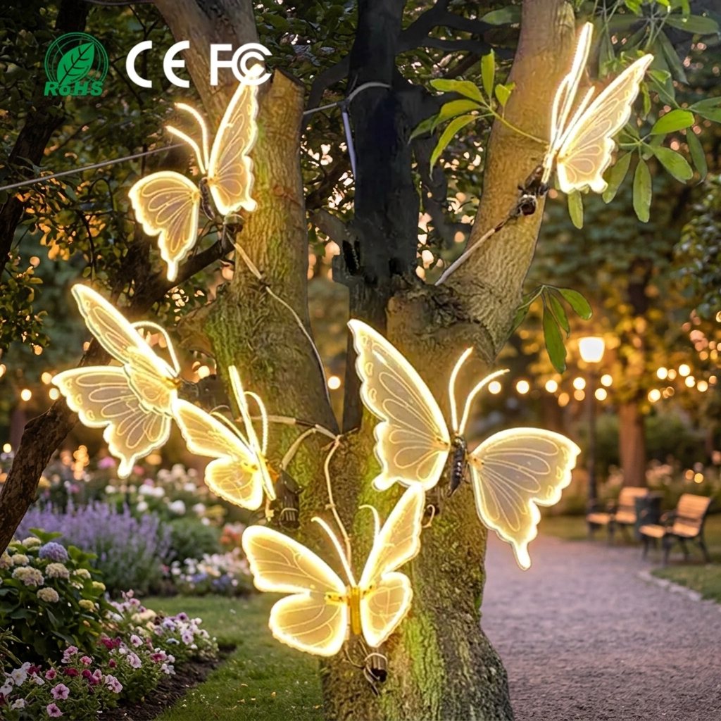 LED Butterfly Decorative Light Garden Dynamic Realistic Insect Lamp Commercial Landscape Lig