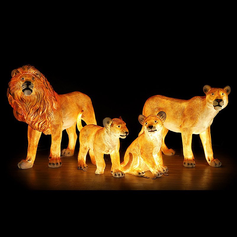Lion Camel LED Fiberglass IP65 Thanksgiving Halloween Christmas Wedding Landscape Decorative