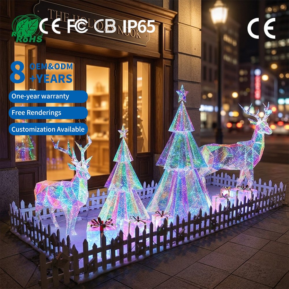 Hand-Made Luminous Butterfly Night Light LED Ornaments PVC Landscape IP65 Remote Control