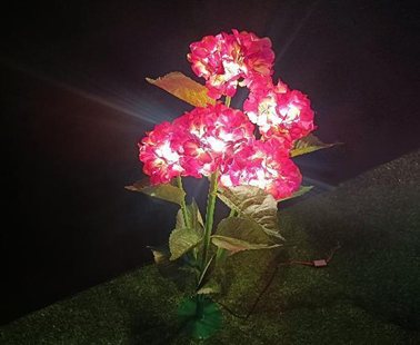 Ball In Ball LED Garden Stake Light D8.0 cm