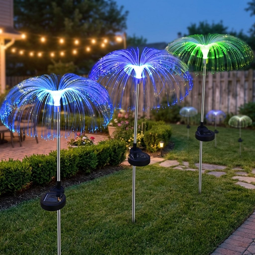 Solar Jellyfish Garden Path Light RGB IP65