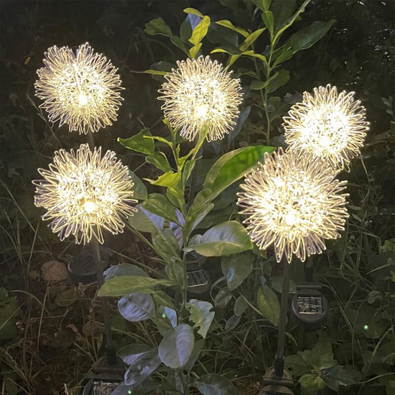 Solar Dandelion Landscape Light for Garden Walkways