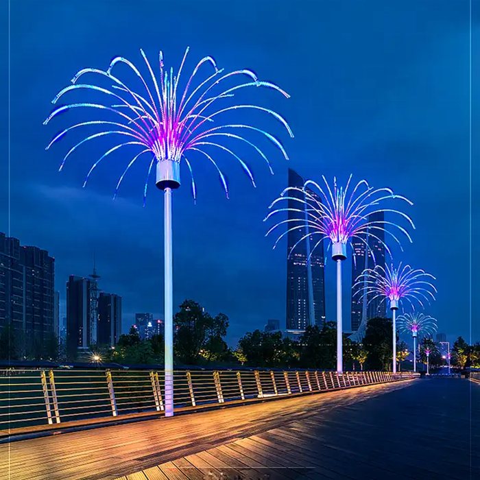 Animated Fireworks Motif Light for Christmas and Event Decor