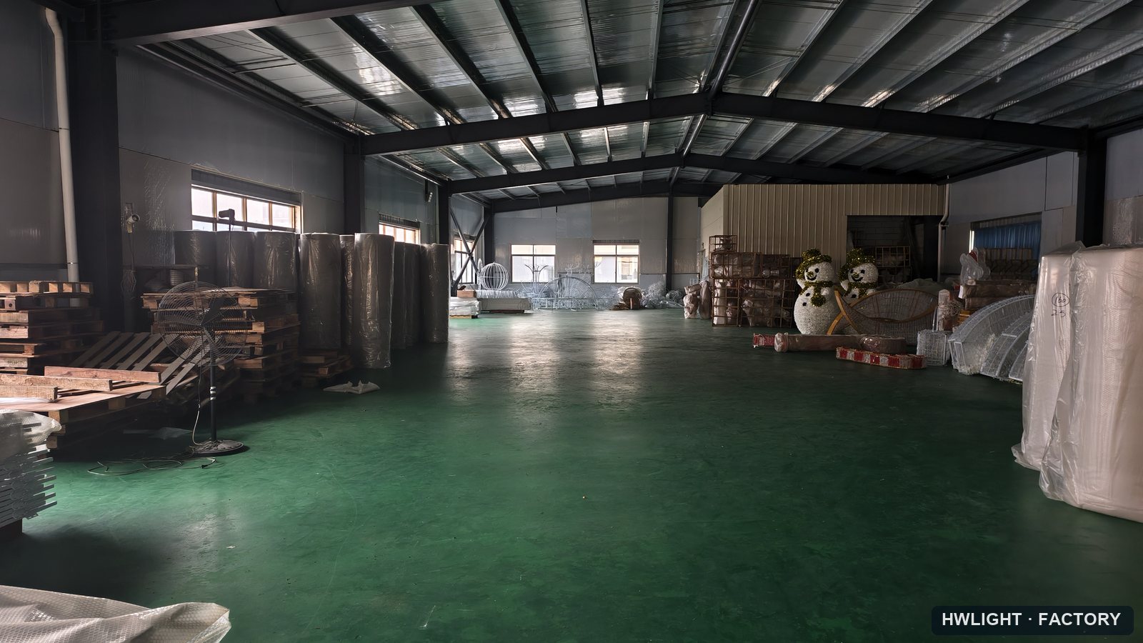 Factory materials warehouse