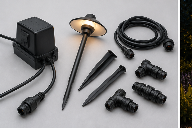 12V Plug-and-Play Landscape Path Light Kit 12V Plug-and-Play Landscape Path Light Kit