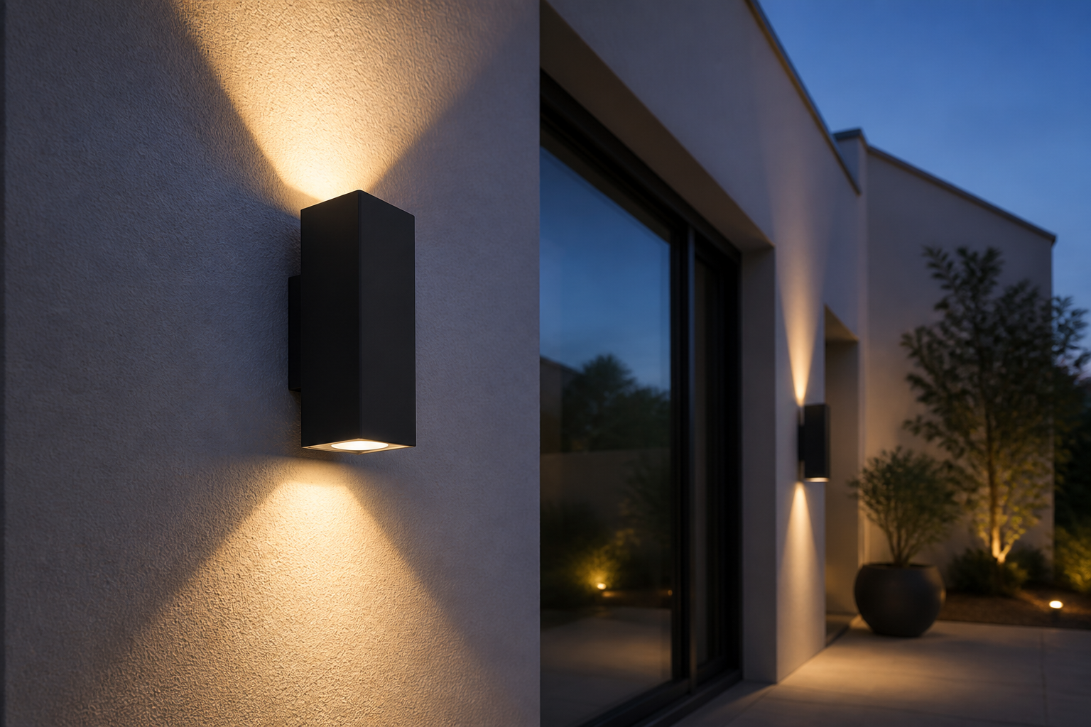 RGBW Smart Up and Down Outdoor Wall Light RGBW Smart Up and Down Outdoor Wall Light