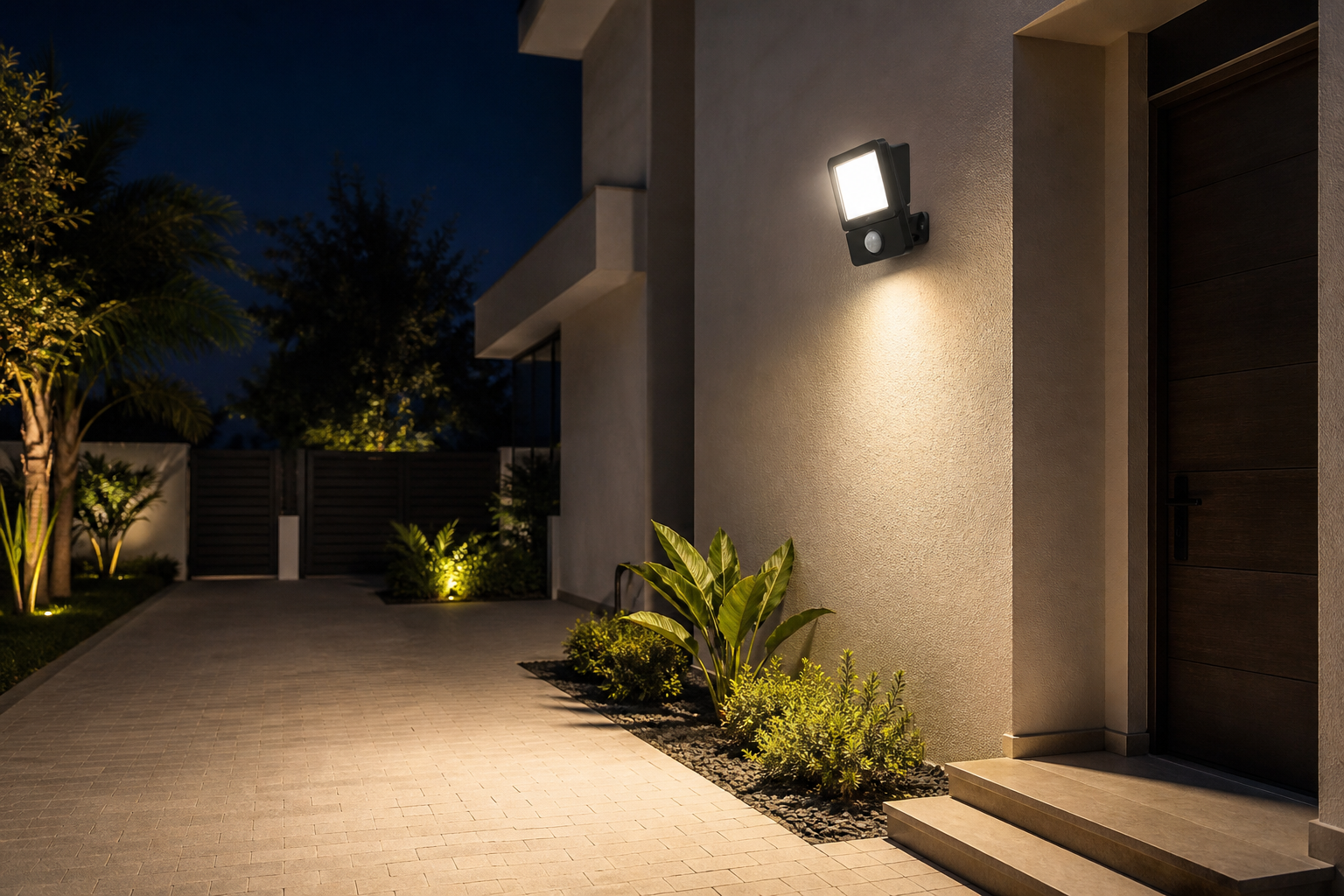 Matter RGBWW PIR Outdoor Wall Floodlight Matter RGBWW PIR Outdoor Wall Floodlight
