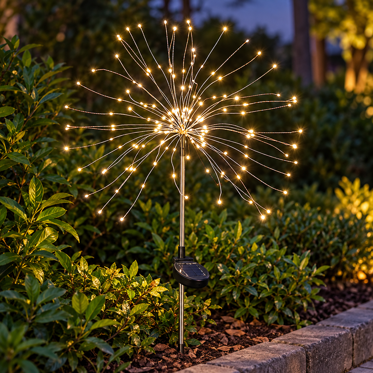 Solar Firework Garden Stake Light for Landscape Borders Solar Firework Garden Stake Light for Landscape Borders