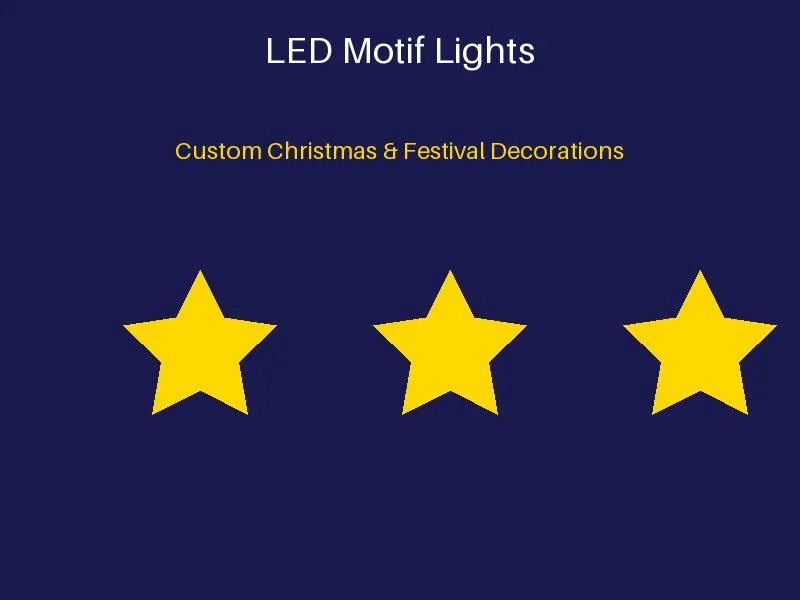 LED Motif Lights - HWLight Wholesale